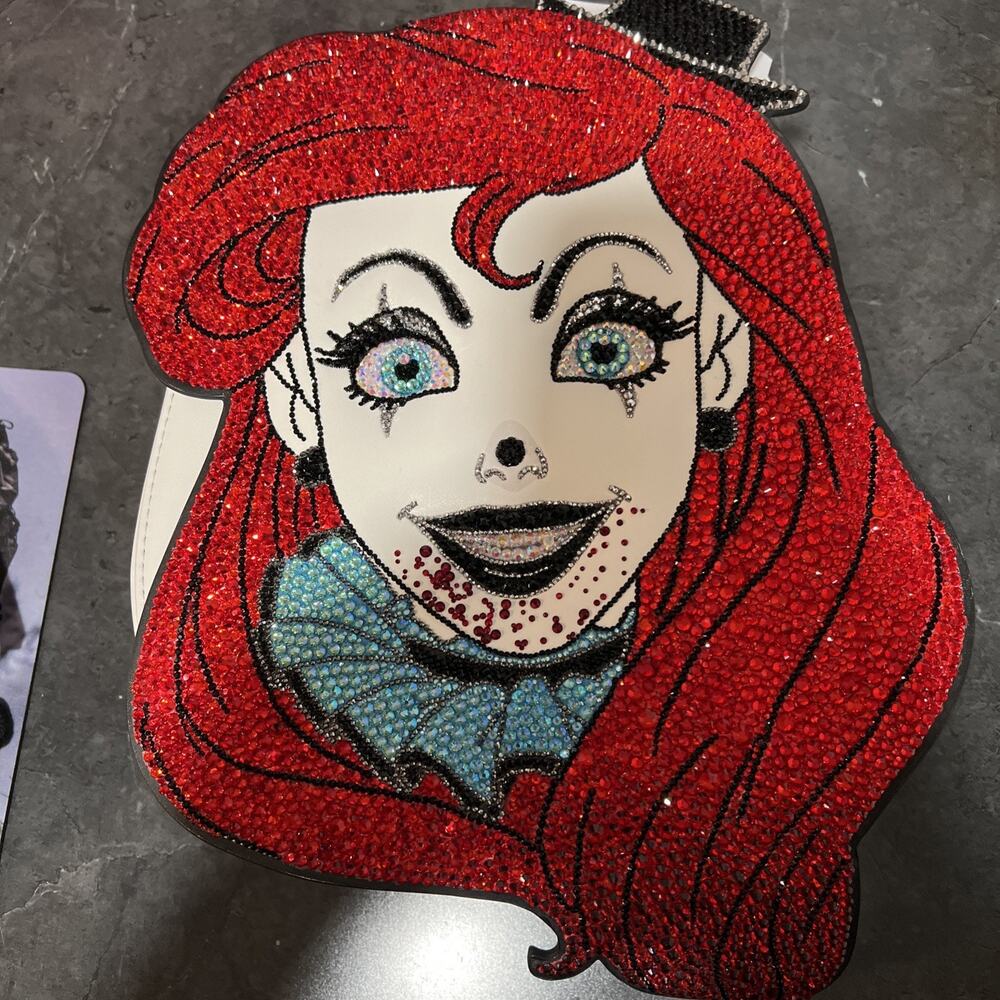 Magically Horrific Soda Little Mermaid Arielwise Backpack NWT Customized Bling